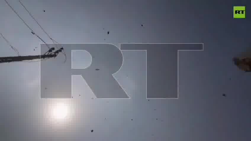 The moment RT correspondent Steve Sweeney and his cameraman were injured during the airstrike on the bridge in Qasmiyeh, southern Lebanon