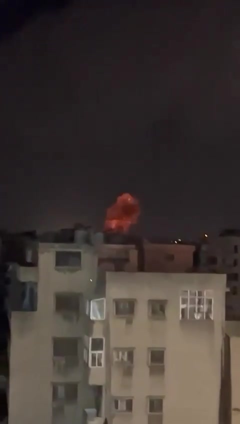 A video circulating online documents an Israeli airstrike targeting Beirut's southern suburbs.