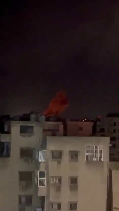 A video circulating online documents an Israeli airstrike targeting Beirut's southern suburbs.