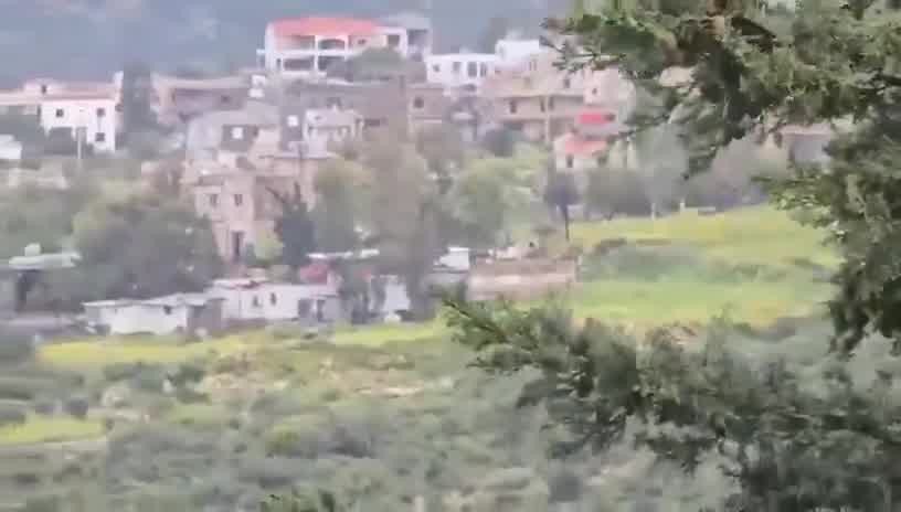 Scenes from the clashes between Hezbollah and Israeli forces in Naqoura