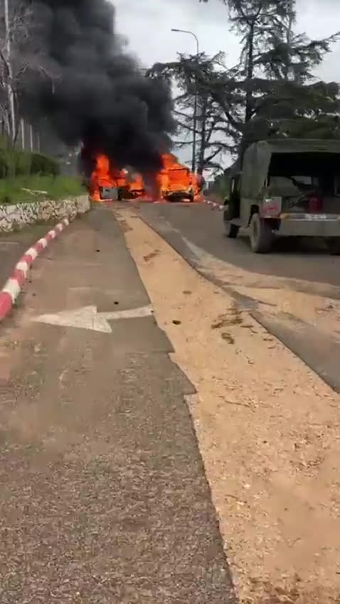 One person is killed in a suspected anti-tank missile attack in the northern border community of Misgav Am, first responders say.  The Magen David Adom ambulance service says two vehicles caught fire, and a body was pulled from one.  The IDF is investigating the apparent Hezbollah attack from Lebanon.