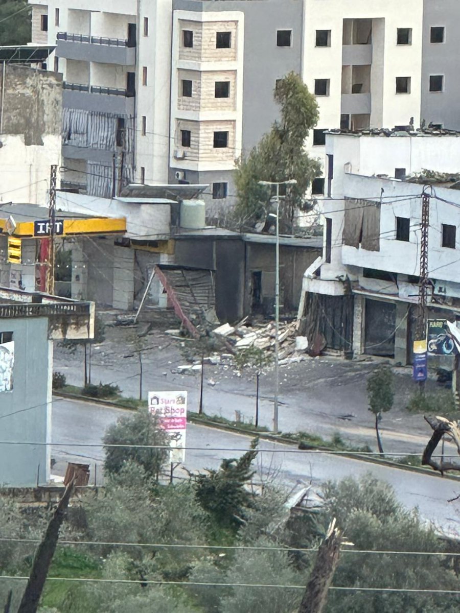 An airstrike targeted the town of Haboush in Nabatieh at dawn.