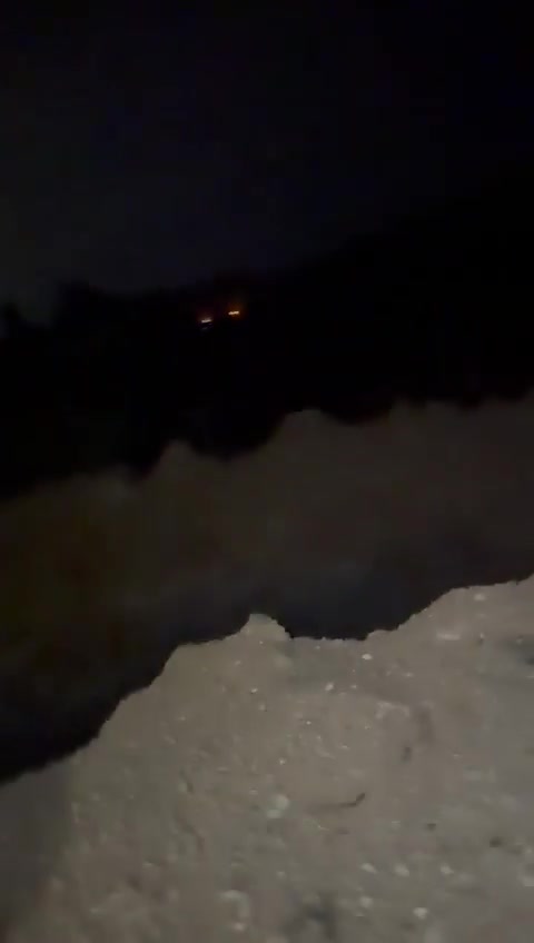 Scenes of destruction from Al-Qasimiya Bridge after the second Israeli airstrike that targeted it