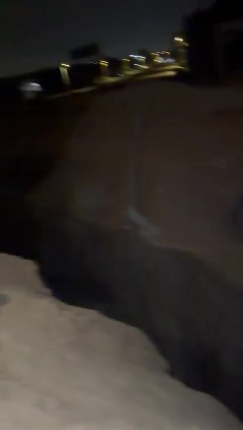 Scenes of destruction from Al-Qasimiya Bridge after the second Israeli airstrike that targeted it