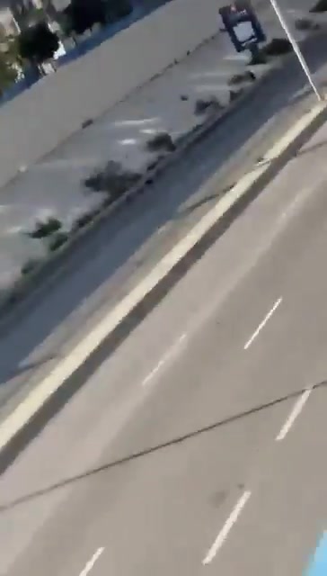 Israeli airstrike on the threatened building in Beirut’s southern suburb - Bir Hassan