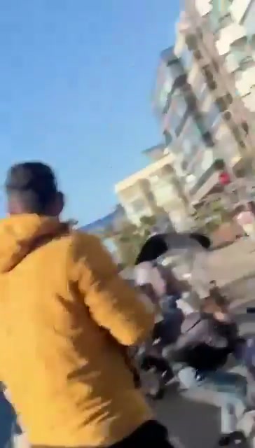 Israeli airstrike on the threatened building in Beirut’s southern suburb - Bir Hassan