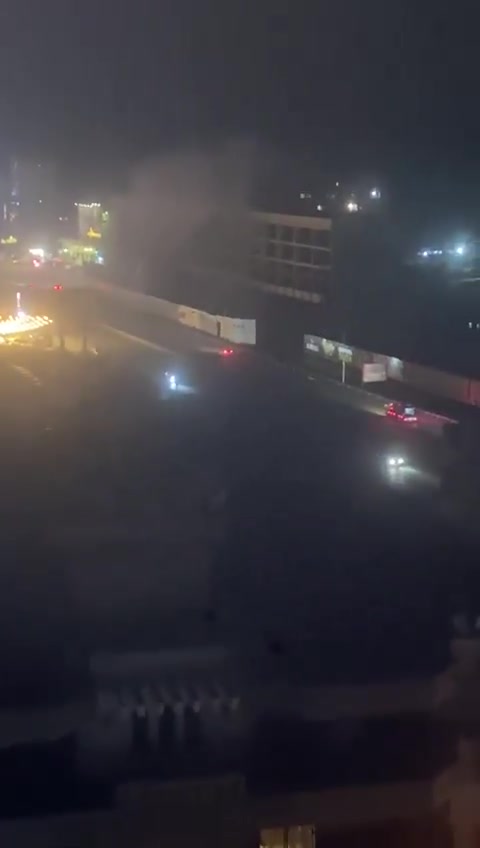 Initial reports indicate that a car was targeted on the Khaldah highway with several strikes.