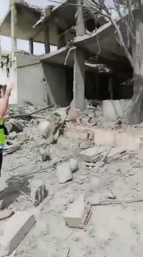 Footage of the airstrike that targeted the town of Harouf in the Nabatieh district