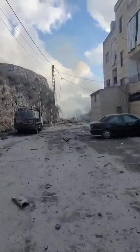 The raid that targeted Safed al-Batikh a short while ago