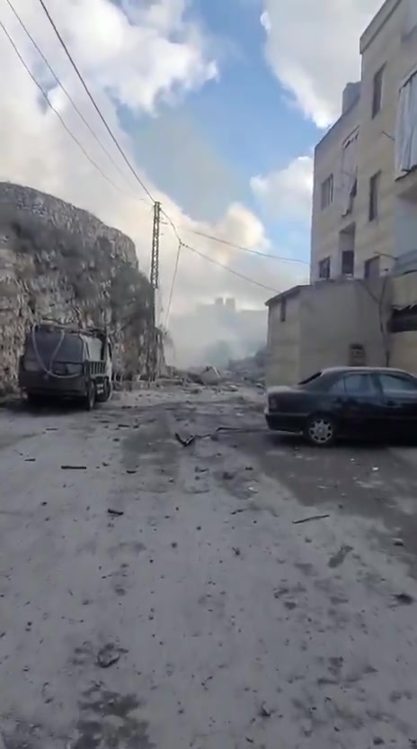 The raid that targeted Safed al-Batikh a short while ago