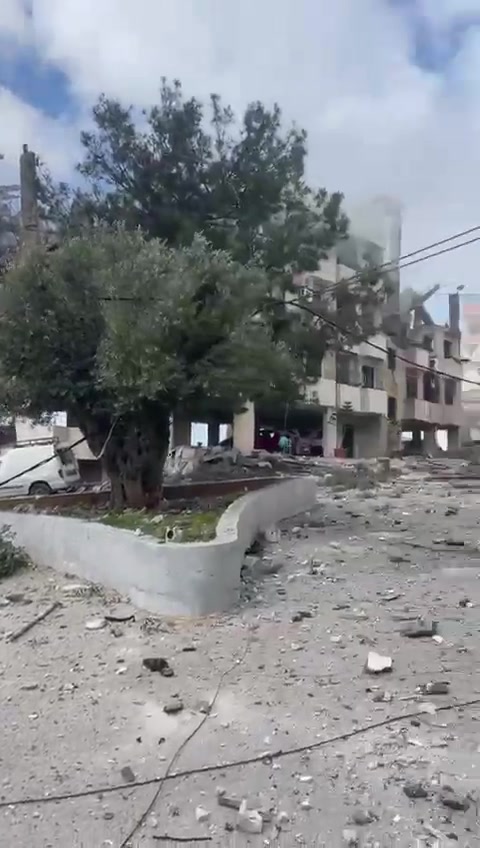 The raid that targeted the Bashamoun area, Al-Zaytouna roundabout