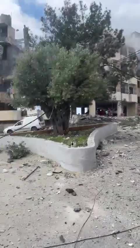 The raid that targeted the Bashamoun area, Al-Zaytouna roundabout
