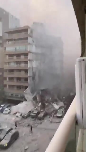 The extent of the destruction in Khayyat Hill following the Israeli raid