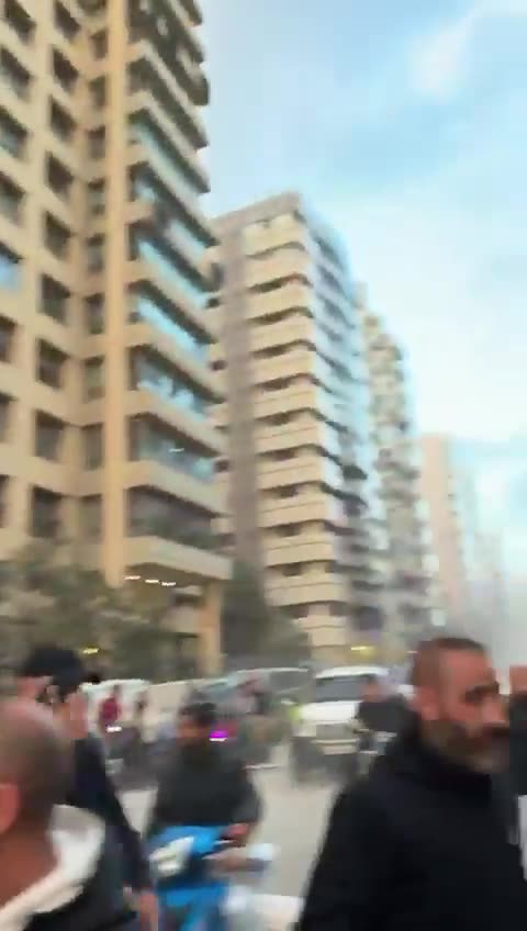 Destruction as result of an airstrike at Khayat Hill - Beirut