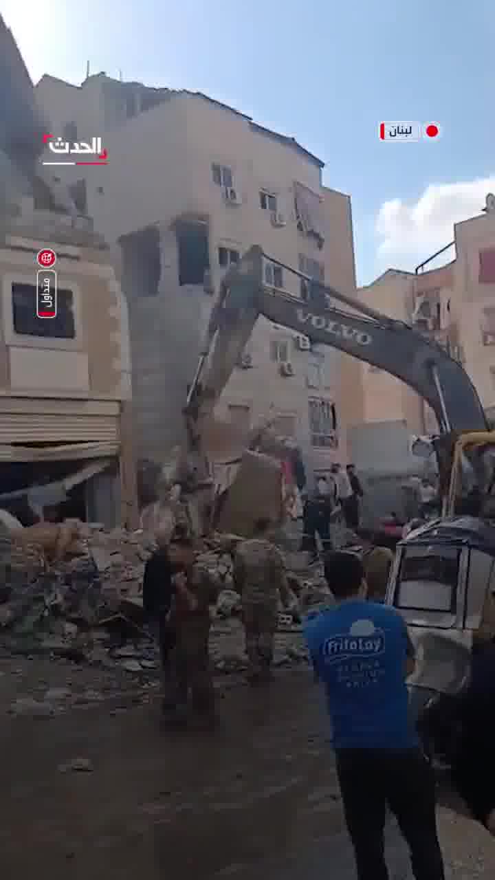 Massive destruction strikes the Choueifat area on the outskirts of Beirut's southern suburbs following intense Israeli airstrikes targeting Lebanese territory.