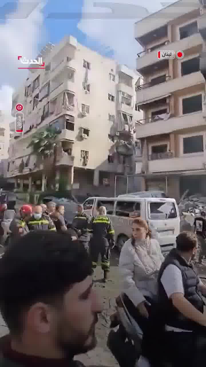 Massive destruction strikes the Choueifat area on the outskirts of Beirut's southern suburbs following intense Israeli airstrikes targeting Lebanese territory.