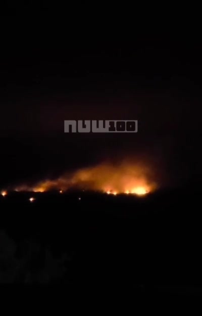 Bombardment with incendiary ammunition in Tiri