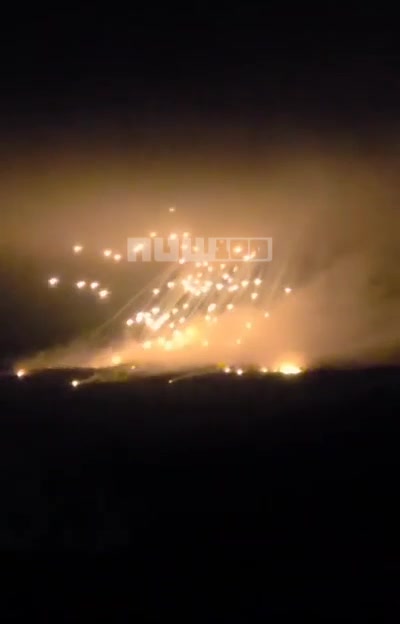 Bombardment with incendiary ammunition in Tiri