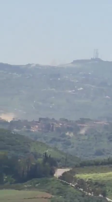 Artillery shelling on the town of Qantara in the Marjeyoun district