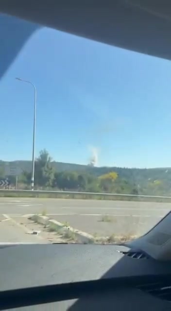A drone hit a car in northern Israel as Hezbollah launched a drone attack