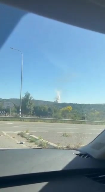 A drone hit a car in northern Israel as Hezbollah launched a drone attack