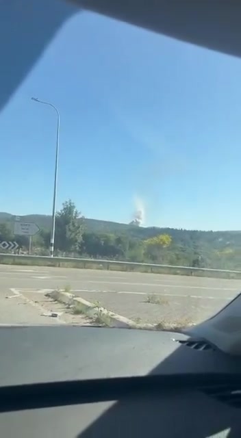 A drone hit a car in northern Israel as Hezbollah launched a drone attack