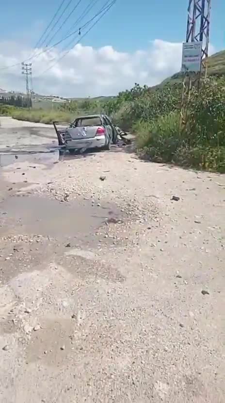 A man and his wife were killed in the raid that targeted a car in the area between Ma'rakah and Yanuh Al-Hadhaya.