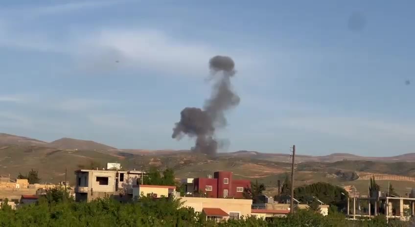 Reports in Lebanon of an Israeli attack east of Baalbek deep in the Lebanon Valley