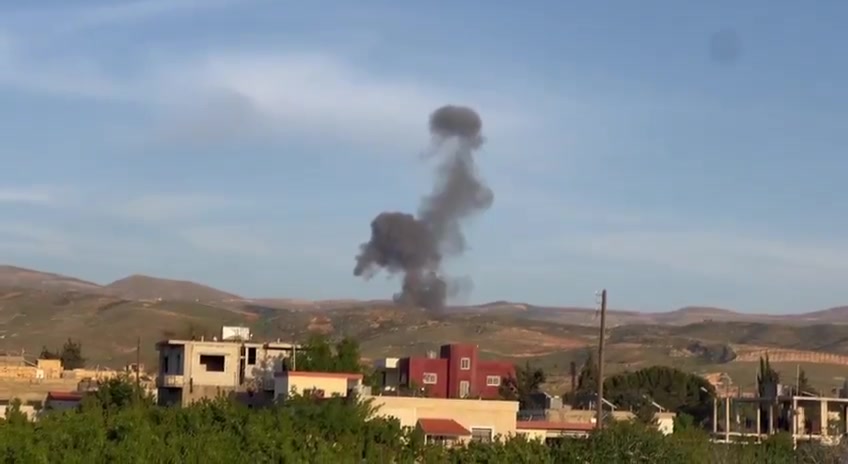 Reports in Lebanon of an Israeli attack east of Baalbek deep in the Lebanon Valley