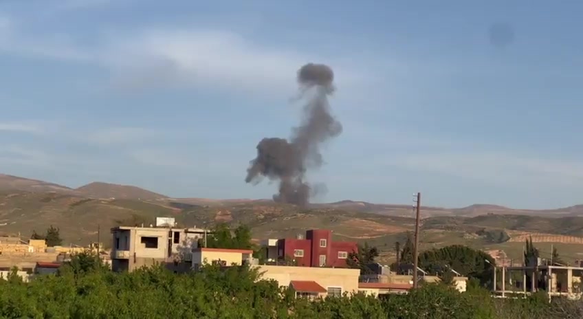 Reports in Lebanon of an Israeli attack east of Baalbek deep in the Lebanon Valley