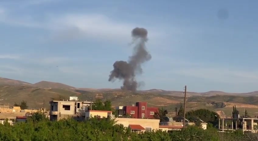 Reports in Lebanon of an Israeli attack east of Baalbek deep in the Lebanon Valley