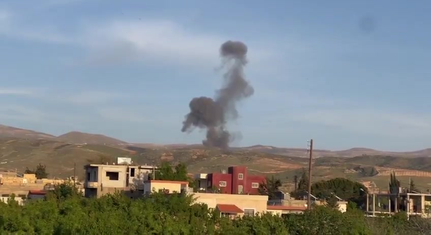 Reports in Lebanon of an Israeli attack east of Baalbek deep in the Lebanon Valley