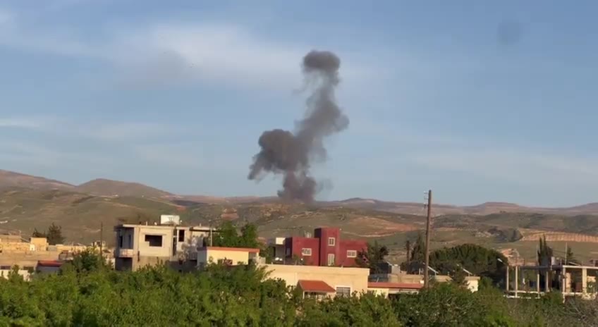 Reports in Lebanon of an Israeli attack east of Baalbek deep in the Lebanon Valley