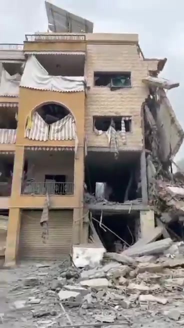 Airstrike that targeted the town of Toul a short while ago