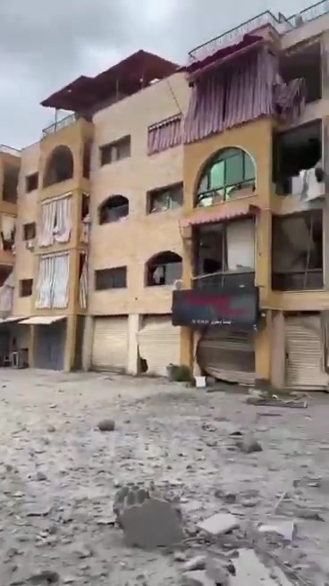 Airstrike that targeted the town of Toul a short while ago