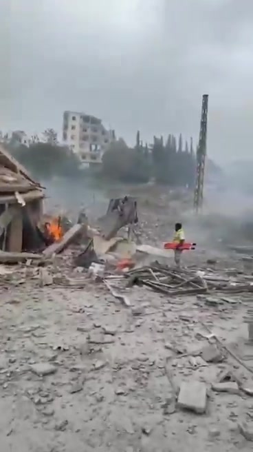 Airstrike that targeted the town of Toul a short while ago