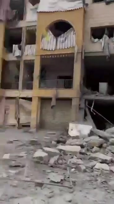 Airstrike that targeted the town of Toul a short while ago