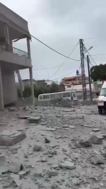 Airstrike that targeted the town of Toul a short while ago