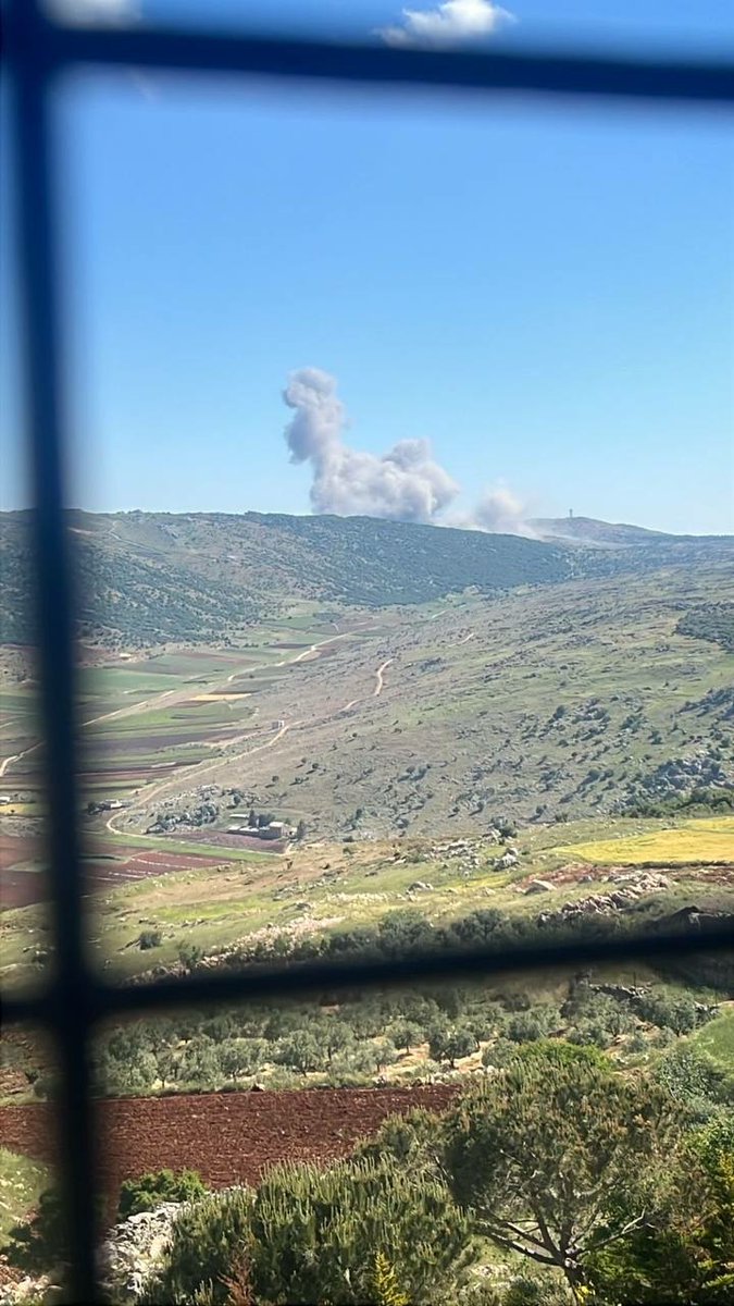 Images of airstrikes that targeted the towns of Zawtar al-Sharqiyah, Yahmar al-Shaqif, Kafr Rumman, Labaya, and Yater in southern Lebanon