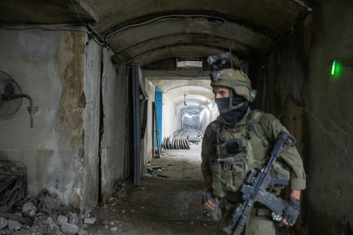 Buried beneath a hilltop village in southern Lebanon, just kilometers from the Israeli border, the Hezbollah  built an underground drone “airbase” from which it launched Iranian-made unmanned aerial vehicles at Israel. The subterranean facility, guarded by massive steel blast doors, was built in the past decade with direct Iranian assistance, including planning and funding, Israeli military officials told The Times of Israel during an organized media tour of the site last week. According to the Israel Defense Forces, the tunnel runs several hundred meters into the mountain, reaching depths of 29 meters (95 feet) under Majdal Zoun — including beneath a mosque. Inside the tunnel, which was wide enough for a standard vehicle to drive through, Hezbollah had assembled Iranian-made drones using parts smuggled into Lebanon, according to the army