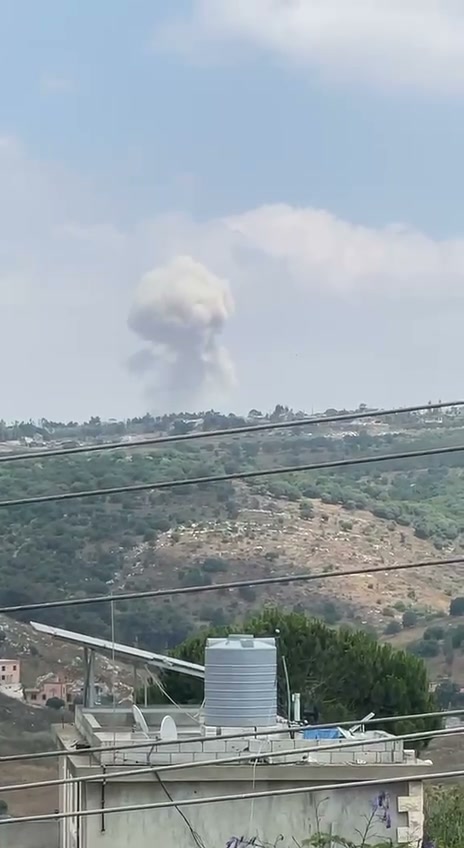 Explosions heard in buildings in Qunin, according to Lebanese channels