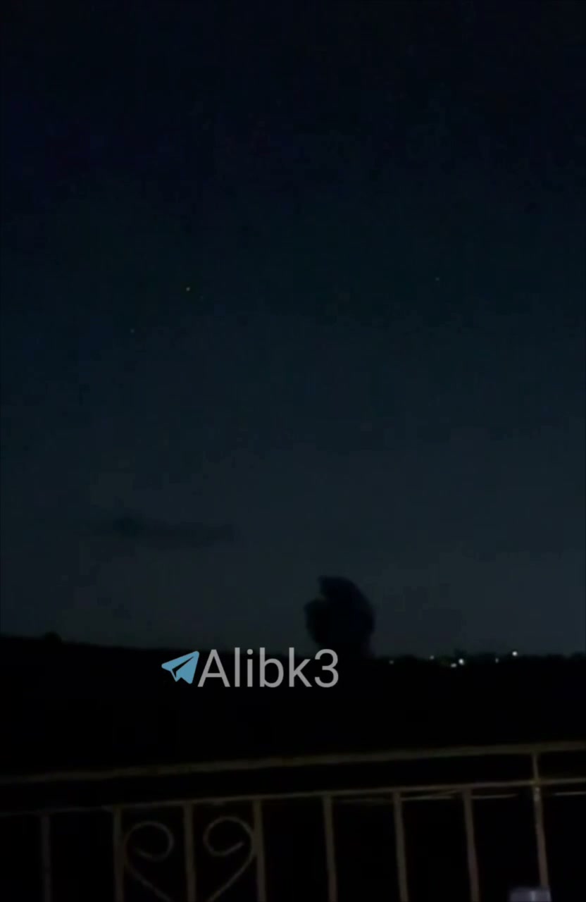 Israeli airstrike on the town of Mansouri in southern Lebanon
