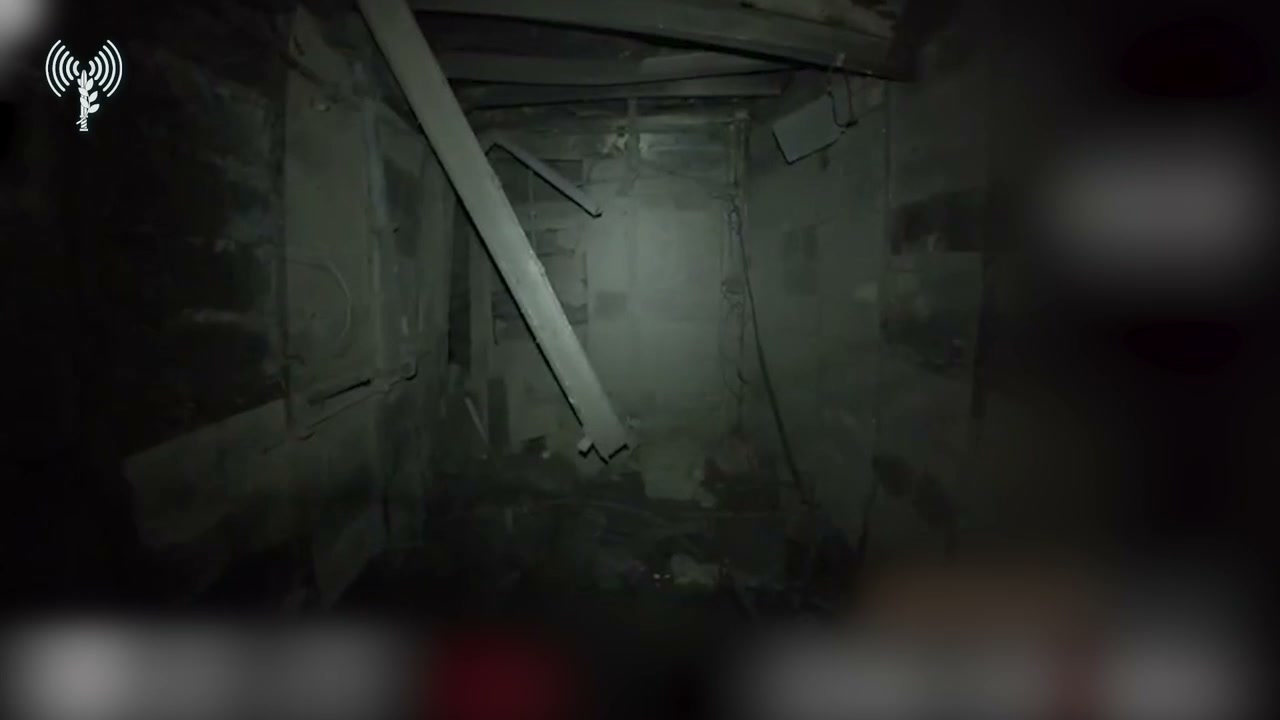 Explosion of an underground Hezbollah headquarters in the village of Hadata 