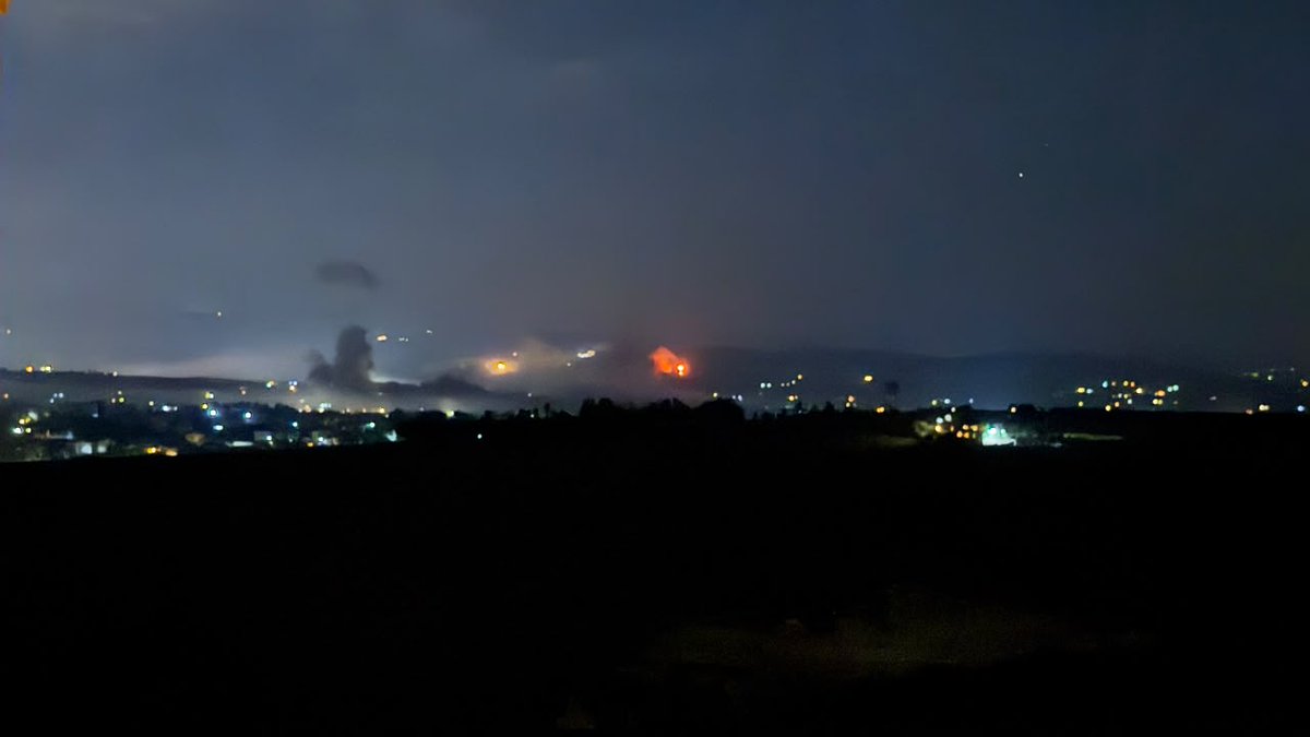 Une vague de déplacements de population est en cours à Nabatieh suite aux violents bombardements aériens de l'aube.