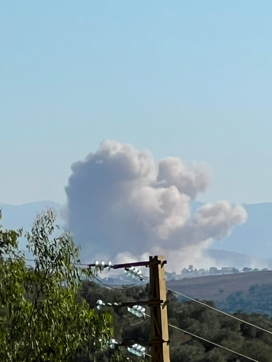 A violent explosion in Zawtar al-Sharqiya