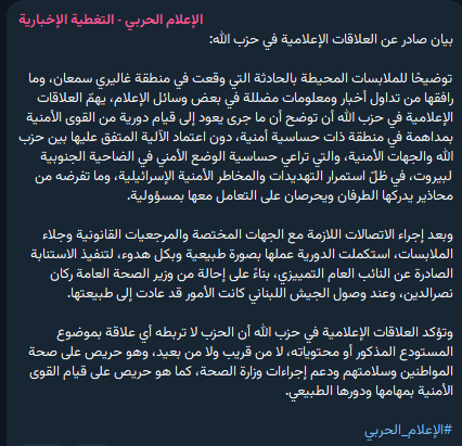 Hezbollah has reportedly signaled readiness to attempt a coup against Lebanon's government following two security operations targeting the group. Authorities seized a Hezbollah-linked vehicle allegedly transporting more than half a ton of explosives packed with ball bearings and nails from the Bekaa Valley to Beirut and arrested two suspected operatives. In a separate operation, investigators raided a warehouse in the Galerie Semaan area containing cancer medications imported from Iran and India that were suspected of posing health risks. The importing company is reportedly linked to Hezbollah, with unconfirmed claims that it belongs to a son of Hezbollah leader Naim Qassem. During the raid, approximately 15 armed Hezbollah members on scooters reportedly surrounded the investigators, prompting the Lebanese Army to intervene.